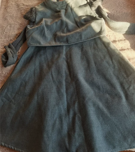 女式裙子一次没穿全新,肩膀那是兔毛,不喜欢...