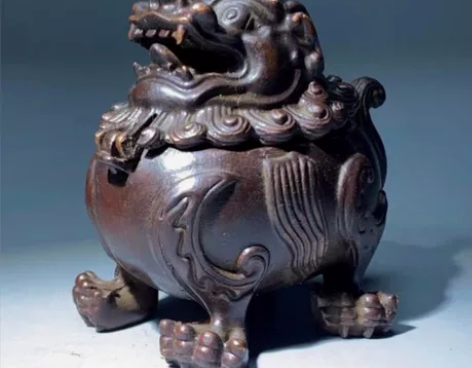 低价转让 高价收的老铜器香炉黄铜狮子香薰炉...