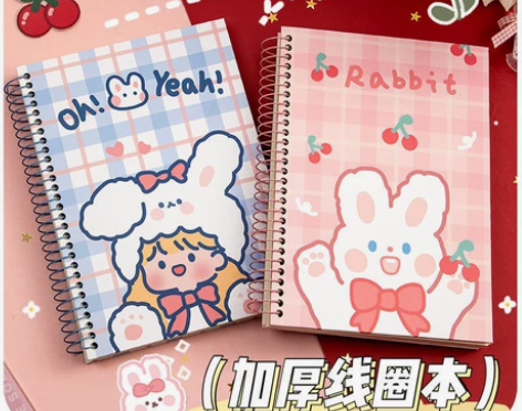 全新包邮可爱加厚线圈本高颜值记事本高中生i...