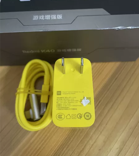 K40游戏增强版原装67w充电器弯头数据线...