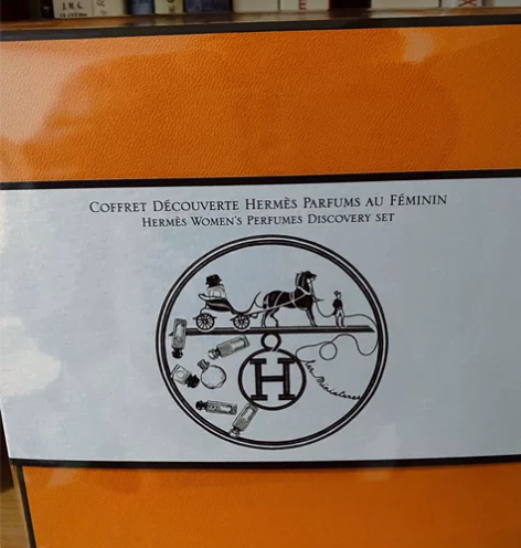 礼物推荐~又高级又好看!爱马仕香水四件套,...