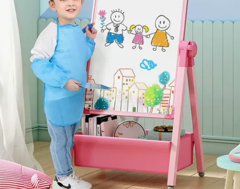 小黑板家用教学儿童画板磁性支架涂鸦板无尘画...