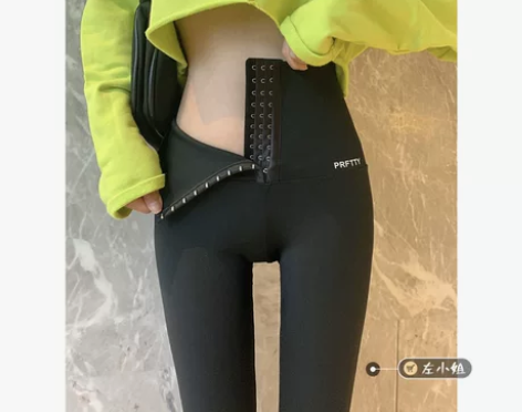 鲨鱼裤女外穿秋裤秋冬裤子加绒紧身瑜伽提臀收...