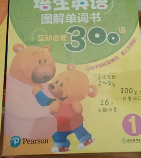 培生英语图解单词书，全新未拆封。现在孩子大...