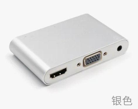 通用HDMI视频手机VGA连接电视投影仪电...