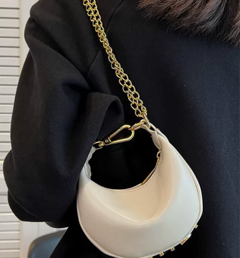 高级感时尚简约手提包包女2022新款百搭链...