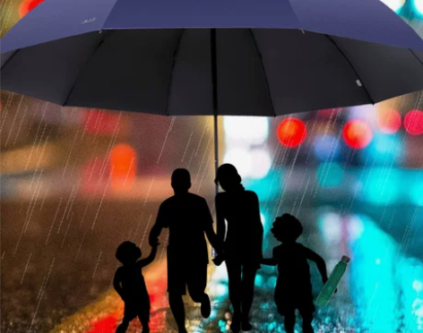 天堂伞旗舰店官网双层结实商务雨伞男晴雨两用...