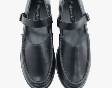 韩范ins推荐单品 圆头低跟中口设计 学院...