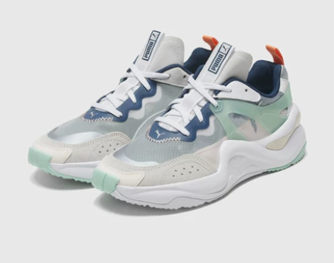 PUMA彪马女鞋薄荷绿Rise果冻休闲老爹...