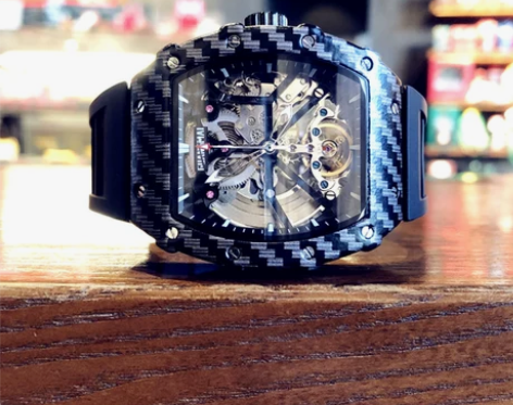 2022新款新概念镂空全自动机械表陀飞轮手...