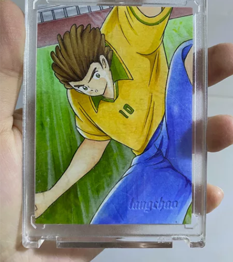 浪潮工作室热血竞技手绘，足球小将。图鉴画师...