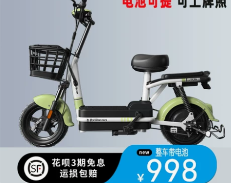 飞鸽电动车新国标成人小型新款 出简易电动车...