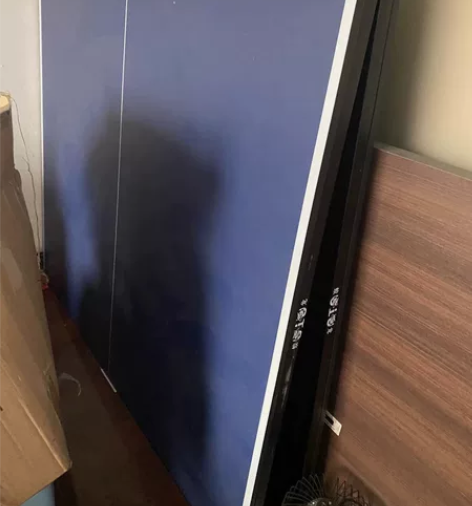 乒乓球桌折叠的一张，9成新，买来5个月，用...