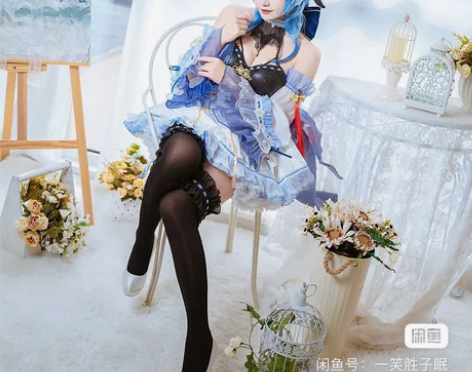 收悠窝窝甘雨女仆cos单衣服 s码 需要包...