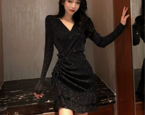 性感风集合,紧身裙子,夜店女装秋季新款显瘦...