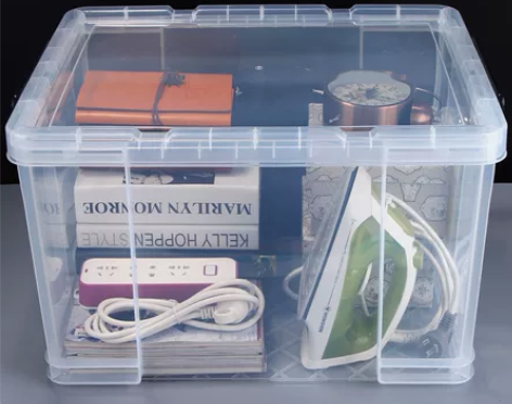 透明收纳箱 收纳箱透明塑料储物箱收纳盒整理...