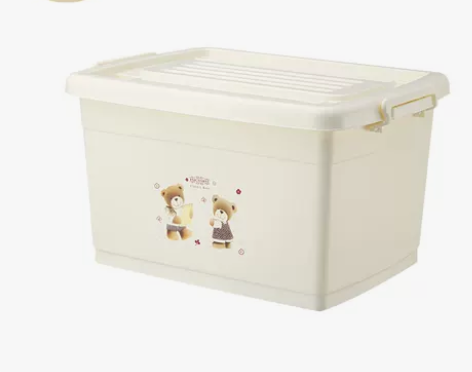 收纳箱塑料整理箱收纳箱特大号有盖储物箱衣服...