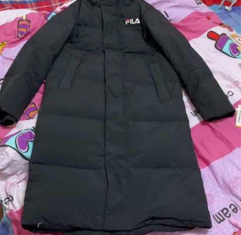 工厂样衣 羽绒服男长款 有掉毛现象 非斐乐...