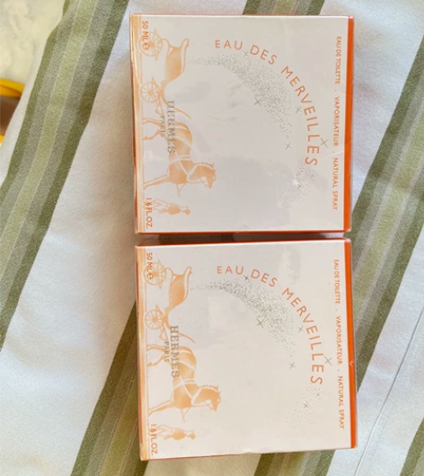 herms橘彩星光edt香水,50ml全新...
