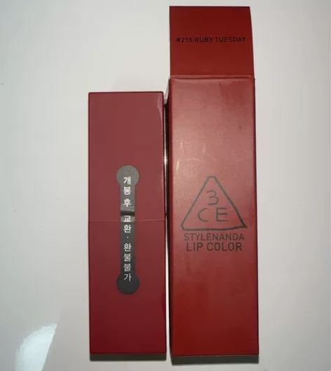 3CE口红 全新未拆封50包出 送卸妆水全...