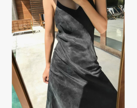 加比 Gaby吊带连衣裙裙子夏女2018新...