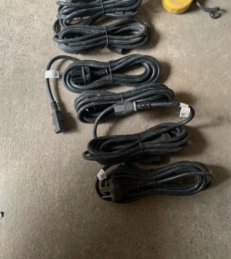 全新国标电源线电脑台式主机显示器三孔通用电...