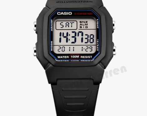casio卡西欧手表黑色户外运动休闲防水男...