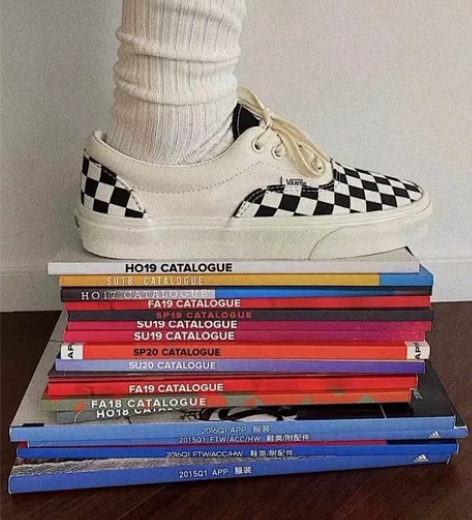 ?正品Vans Era经典黑白拼接盘格 低...