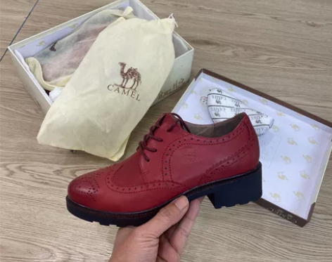包邮全新36码数35码数真牛皮骆驼CAME...