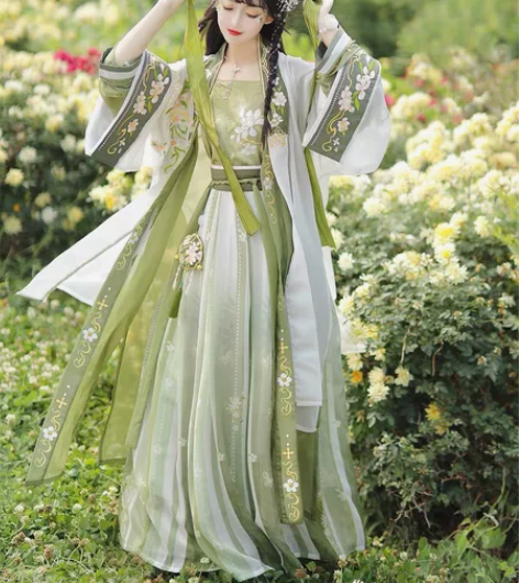 汉旭汉服 M码 宋制汉服女秋季中国风齐腰百...