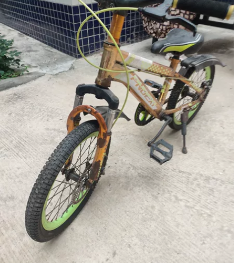 凤凰儿童单车，据说是12寸的，搬家闲置。 ...