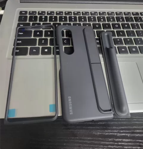 三星zfold4手机壳原装Fold4立式保...