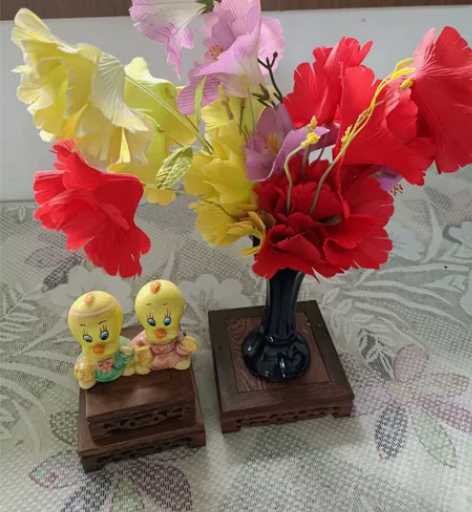 八十年代老花枝  年代插花 3枝一起发 七...