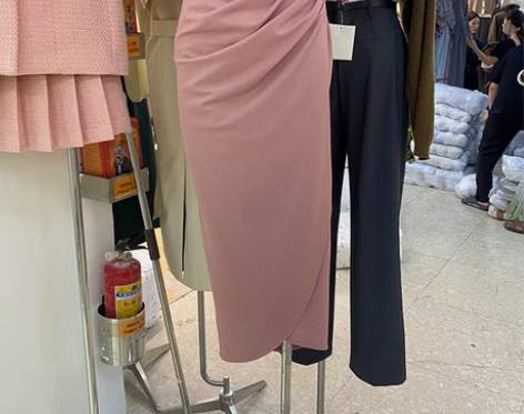 ?CZ ZHANG韩版修身高腰鱼尾裙秋季新...