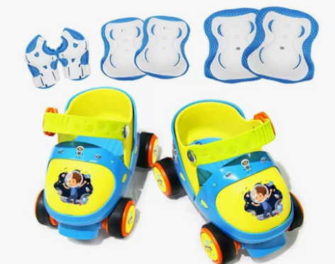 宝宝溜冰鞋2-3岁初学者可调4小童轮滑鞋套...