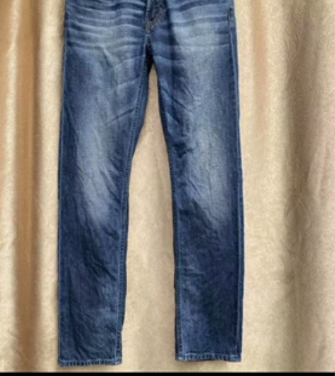 28码Lee春夏新品修身高腰深蓝色女牛仔裤...