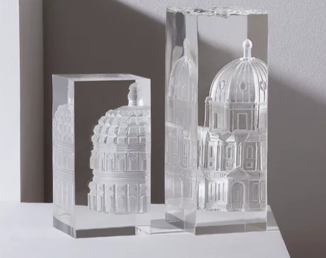 饰品装饰圣殿大教堂建筑摆件装饰环氧树脂水晶...