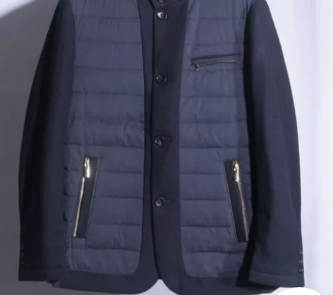 藏青色男士休闲羽绒服 52码(180/10...