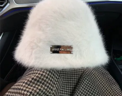 【冬季必备】显脸小兔毛渔夫帽女秋冬百搭大头...