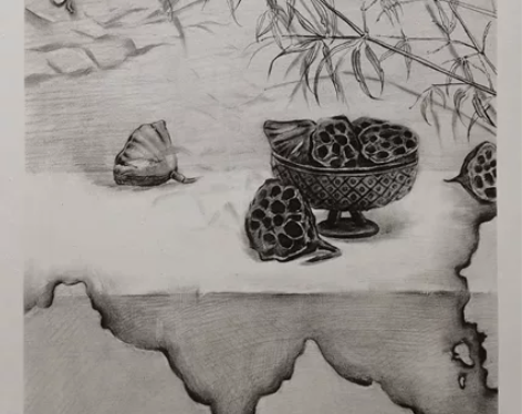 国画作品，素描，色彩，也可指定，画的大小，...