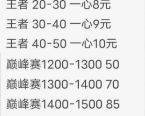 钻石一颗星   这是价位表  私聊有惊喜 ...
