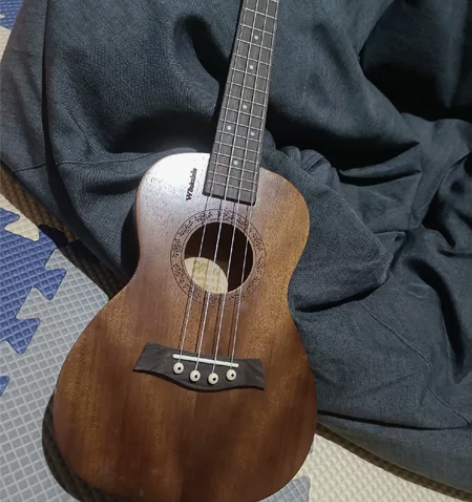 正品威伯尤克里里，带防伪标识，买来没怎么用...
