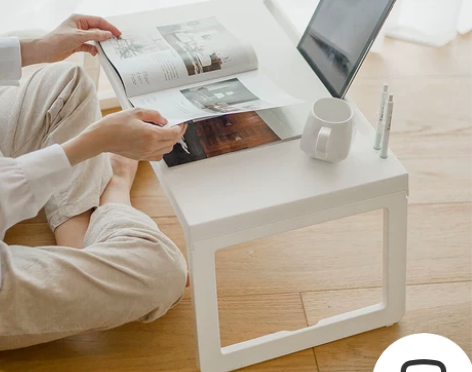 小米洁致折叠小方桌笔记本电脑桌寝室书桌床上...