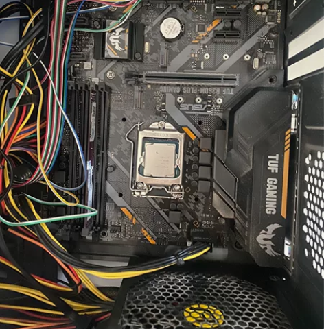 英特尔i3-8100处理器,华硕b360m...