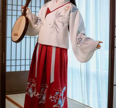 艺缕原创正品【鸾凤】交领汉服女琵琶袖明制袄...