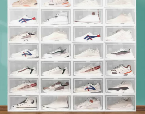 透明鞋盒收纳盒鞋子收纳高帮篮球鞋架鞋柜包包...