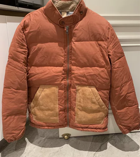 杰克琼斯咖色羽绒服外套 男士 180尺码 ...