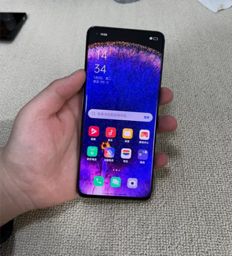 oppo findx5pro 黑色 12+...