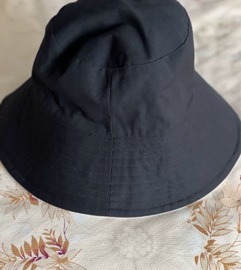 日系休闲春秋中性男女双面防晒遮阳帽渔夫帽盆...