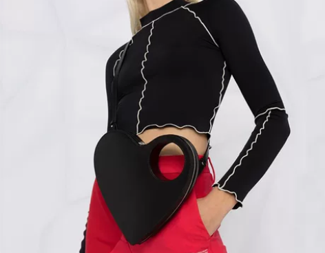 ?MONA同款爱心形手拿包2021春季小众...